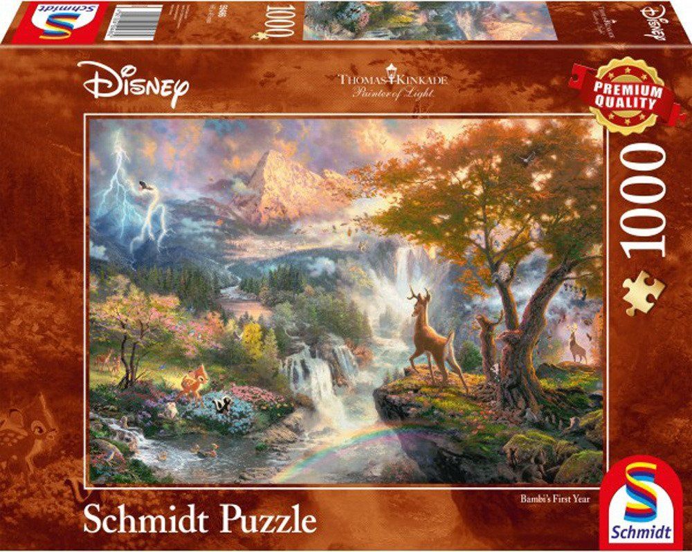 Schmidt Puzzle Thomas Kinkade: Bambi Disney (59486) puzle, puzzle