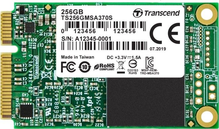 TRANSCEND 256GB mSATA SSD SATA III SSD disks