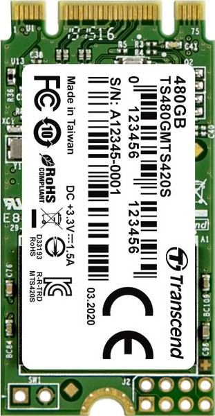 TRANSCEND 480GB M.2 2242 SSD SATA3 SSD disks