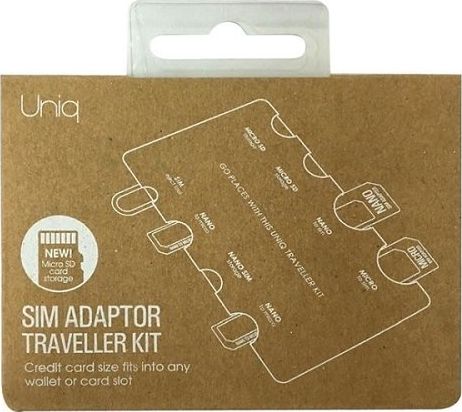 Uniq Sim Adapter Traveller Kit 7in1 organizer UNIQ151SIM (8886463654828) aksesuārs mobilajiem telefoniem