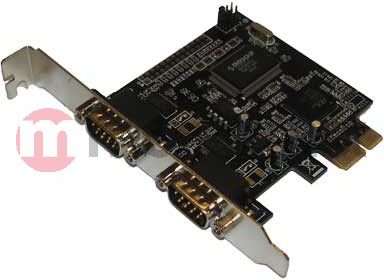 Kontroler Unitek PCIe x1 - 2x RS-232 (Y-7504) karte