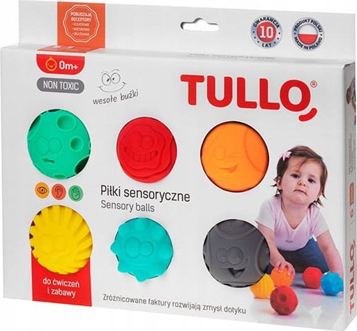 Tullo Pilki sensoryczne buzki 6szt.Tullo 4774620 (5905094774620)