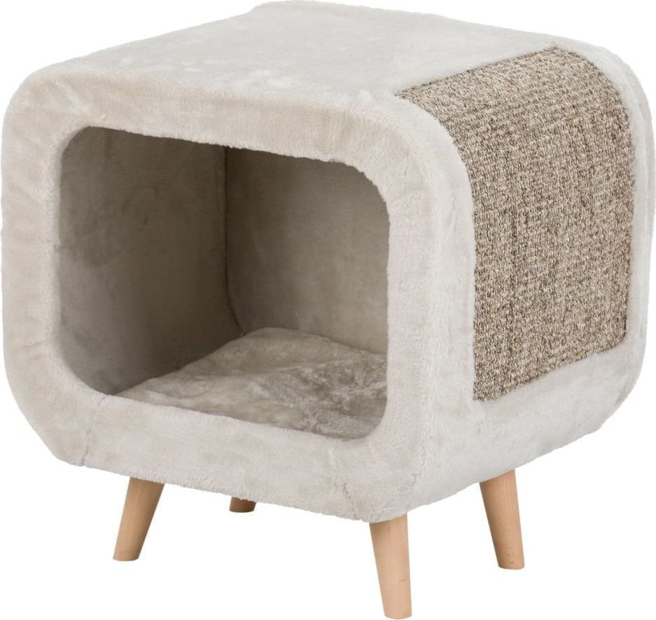 Trixie Alicia closed dog bed with beech wood legs piederumi kaķiem