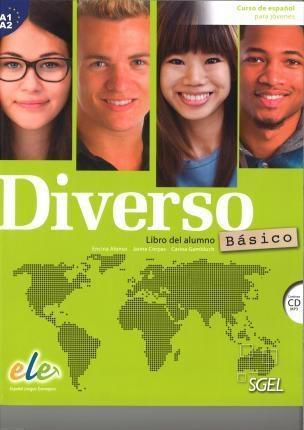 Diverso basico A1+ A2 podrecznik + CD 252654 (9788497788236) Literatūra