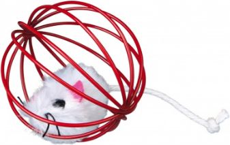 Trixie WIRE BALL WITH MOUSE piederumi kaķiem