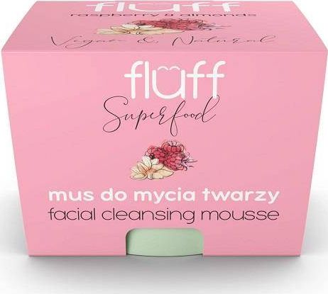 Fluff Mus do mycia twarzy Malina & Migdaly 50ml 5902539711349 (5902539711349) kosmētikas noņēmējs