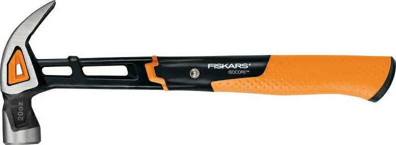 Fiskars IsoCore Finishing hammer M curved 16oz 6411501701206  