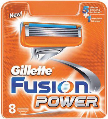 Gillette Fusion Power razor cartridge 8 pcs vīriešu skuvekļu piederumi