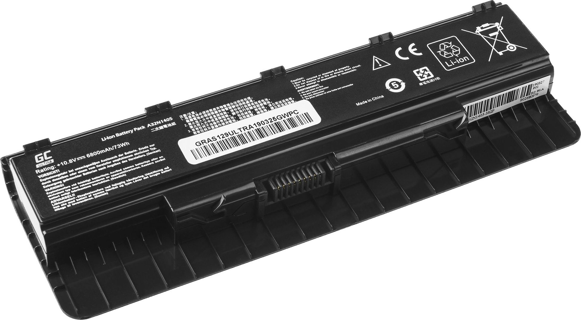 Battery ULTRA Asus G551 11,1V 6,8Ah akumulators, baterija portatīvajiem datoriem