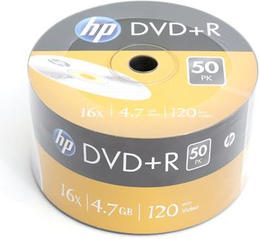 HP DVD+R 4.7 GB 16x 50 sztuk (HP1650S+) HP1650S+ (14710212142209) matricas