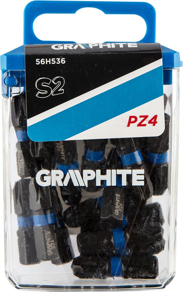 Graphite Koncowka wkretakowa (Bity udarowe PZ4 x 25 mm, 20 szt.) 56H536 (5902062504883)