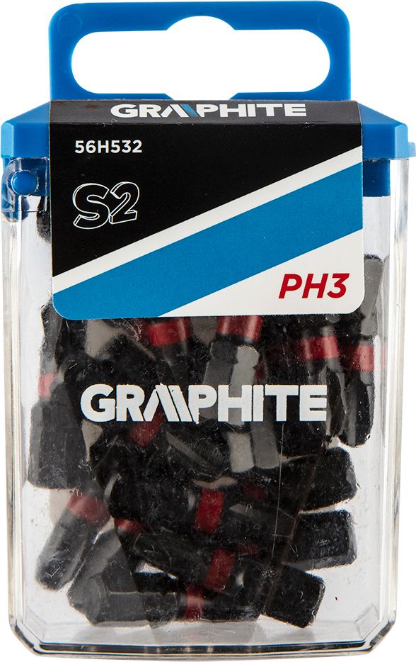 Graphite Koncowka wkretakowa (Bity udarowe PH3 x 25 mm, 20 szt.) 56H532 (5902062504845)