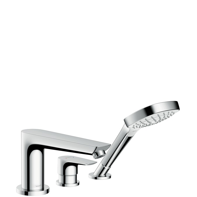 Bateria wannowa Hansgrohe Yoka 3-otworowe chrom (71731000) 71731000 (4011097782393) jaucējkrāns