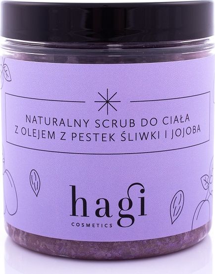 Hagi Hagi, Naturalny scrub do ciala z pestek sliwki i olejem jojoba, 400g HAG8456 (5906874158456) kosmētika ķermenim