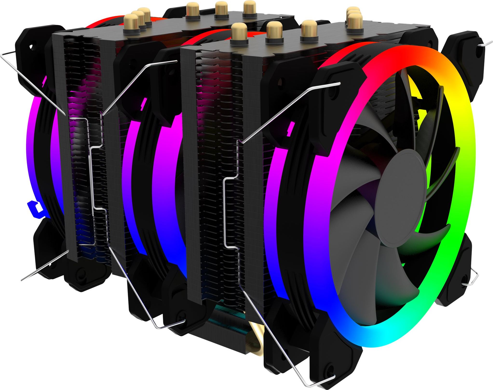 GEMBIRD CPU fan with RGB light Huracan procesora dzesētājs, ventilators