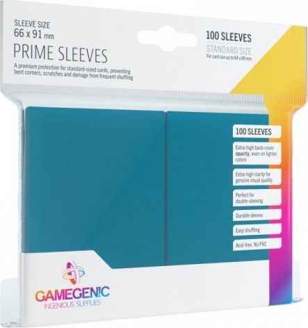 Gamegenic Gamegenic: Prime CCG Sleeves (66x91 mm) - Blue, 100 sztuk 114618 (4251715402153) galda spēle
