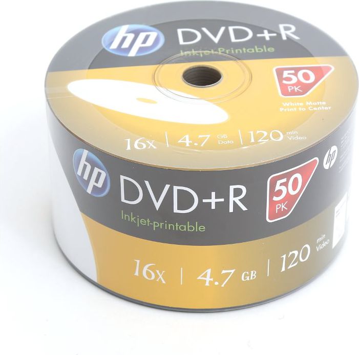 HP DVD+R 4.7 GB 16x 50 sztuk (HPP1650+) HPP1650+ (14710212142025) matricas