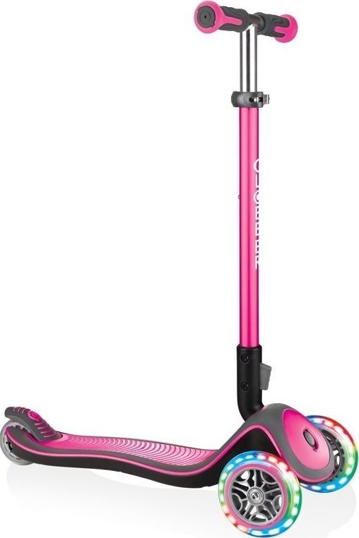 Globber Scooter Elite Deluxe 444-410 deep pink Skrejriteņi
