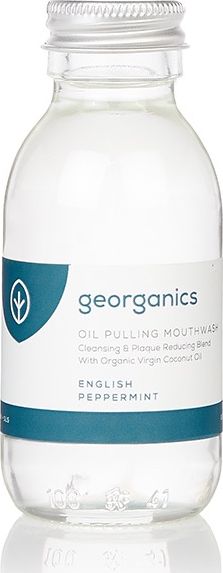 Georganics Olej do plukania ust English Peppermint 100ml GEO00166 (5060480200166) mutes higiēnai