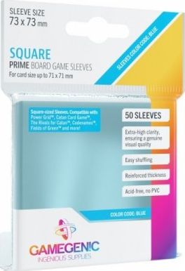 Gamegenic Gamegenic: Prime Square-Sized Sleeves (73x73 mm), 50 sztuk 114646 (4251715402757) galda spēle