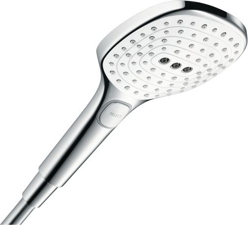 Sluchawka prysznicowa Hansgrohe Raindance Select E EcoSmart 3-funkcyjna bialy (26521400) 26521400 (4011097706092) jaucējkrāns