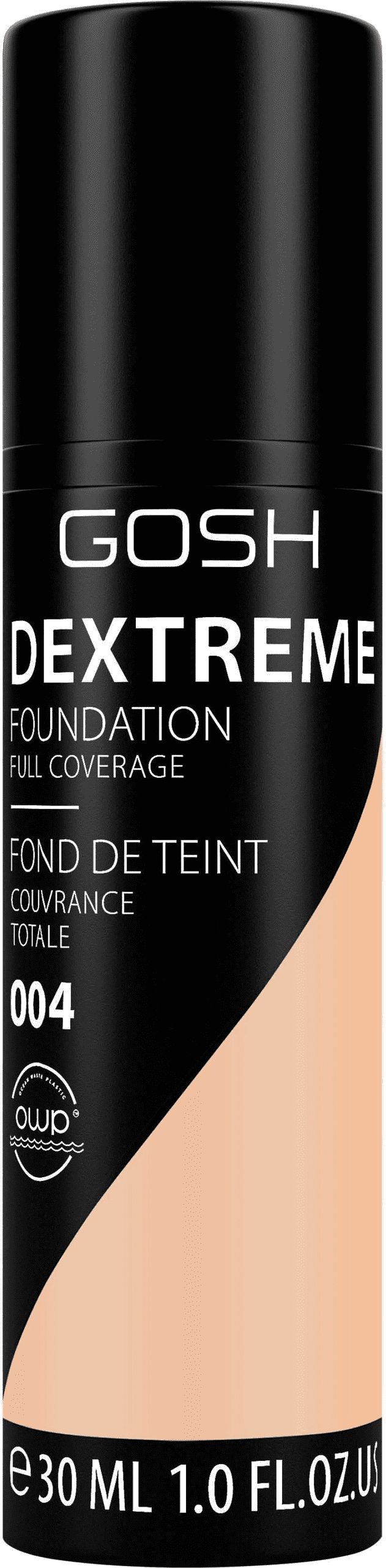 Gosh Dextreme Foundation Full Coverage 004 Natural 30ml 5711914151430 (5711914151430) tonālais krēms