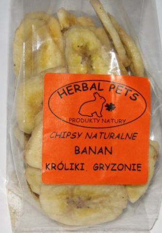 Herbal Pets CHIPSY BANANOWE 75g 30262 (5907587664562) grauzējiem