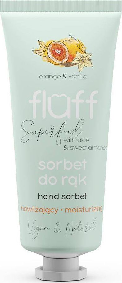 Fluff Sorbet do rak nawilzajacy Pomarancza & Wanilia 50 ml 5902539711073 (5902539711073)