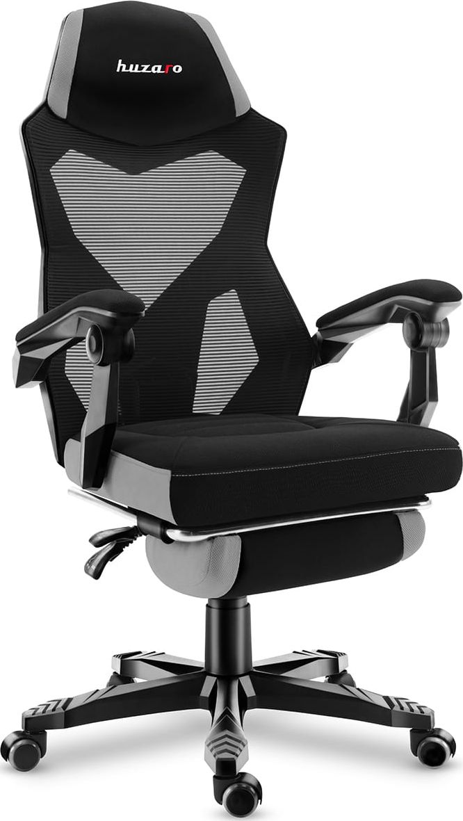 Huzaro Combat 3.0 Gaming armchair Mesh seat Black, Grey datorkrēsls, spēļukrēsls