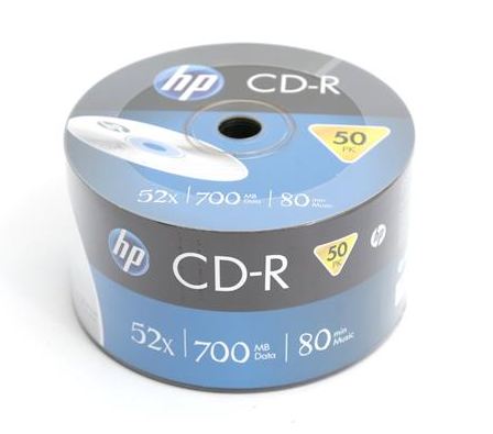 HP CD-R 700 MB 52x 50 sztuk (HPCD50S) HPCD50S (4710212142189) matricas