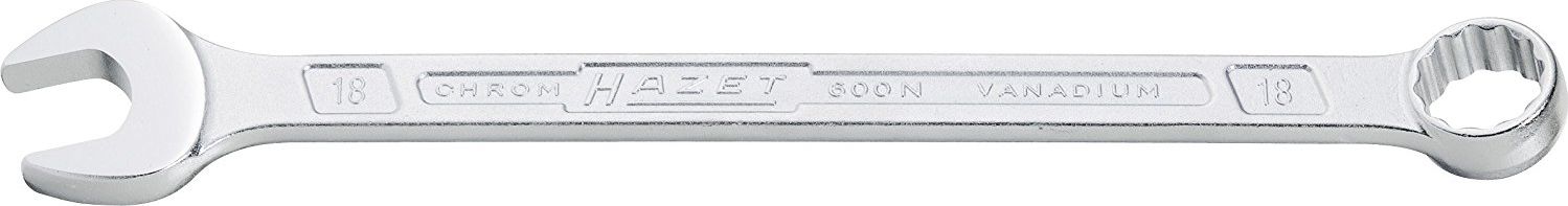 Hazet 600N-17 ring-open-end wrench 17x243mm