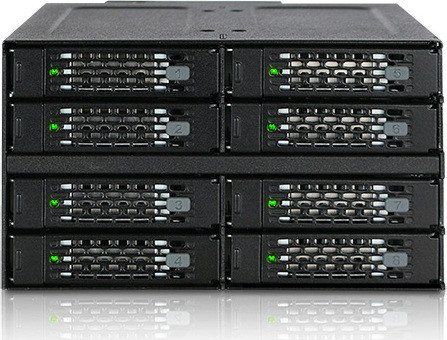 Backplane IcyDock 8x6,3cm SATA/SAS in 1x5,25