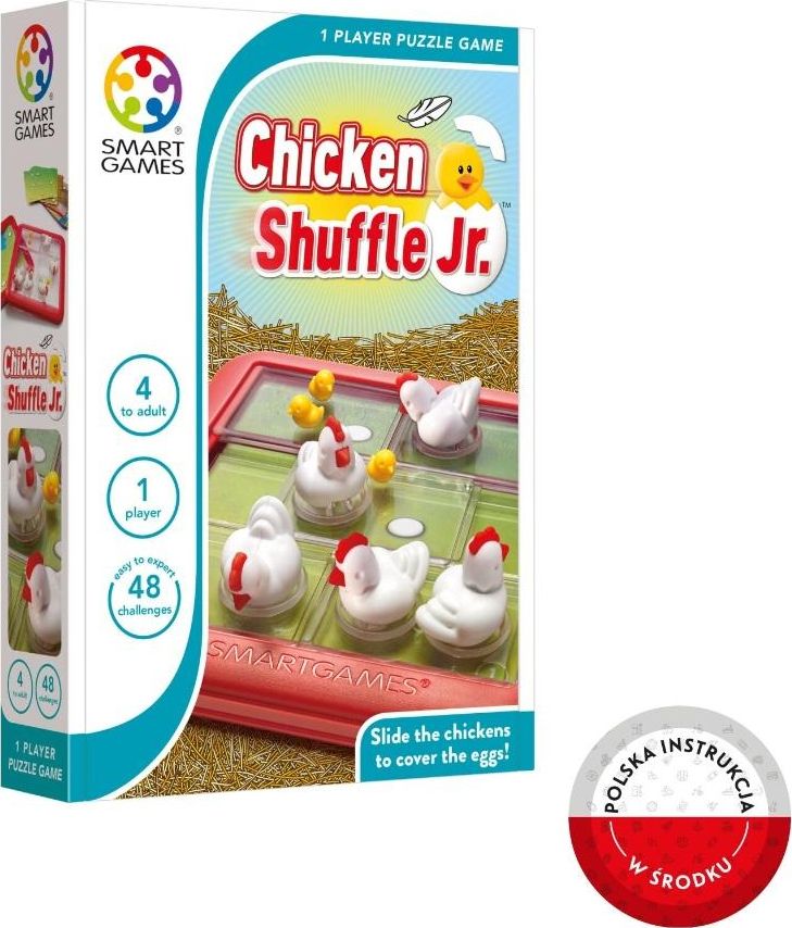 Iuvi Smart Games Chicken Shuffle Jr (ENG) IUVI Games 342835 (5414301522041) galda spēle