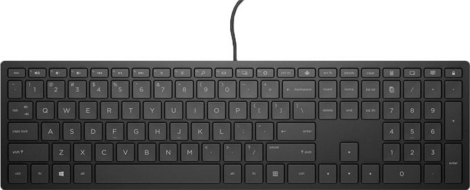 HP Pavilion 300 keyboard USB Black klaviatūra