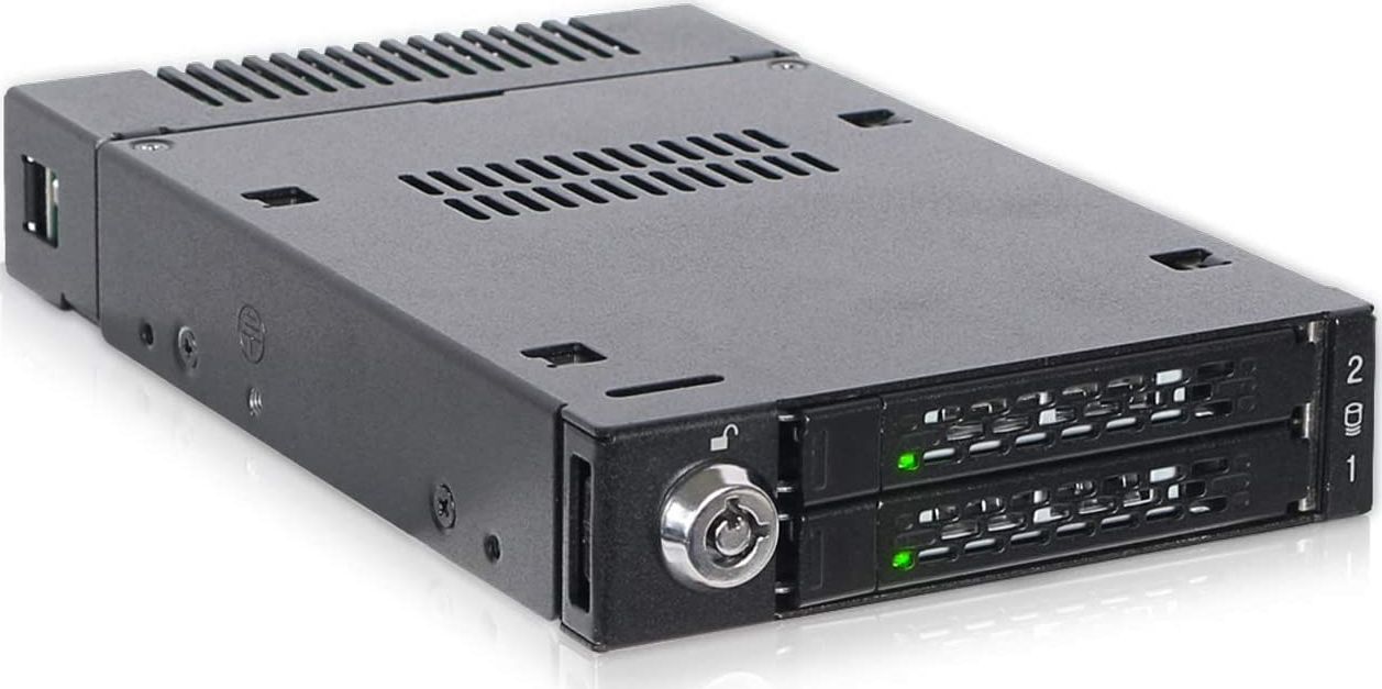 IcyDock M.2 PCIe NWMe SSD Mobile Rack for external 3.5 Drive cietā diska korpuss