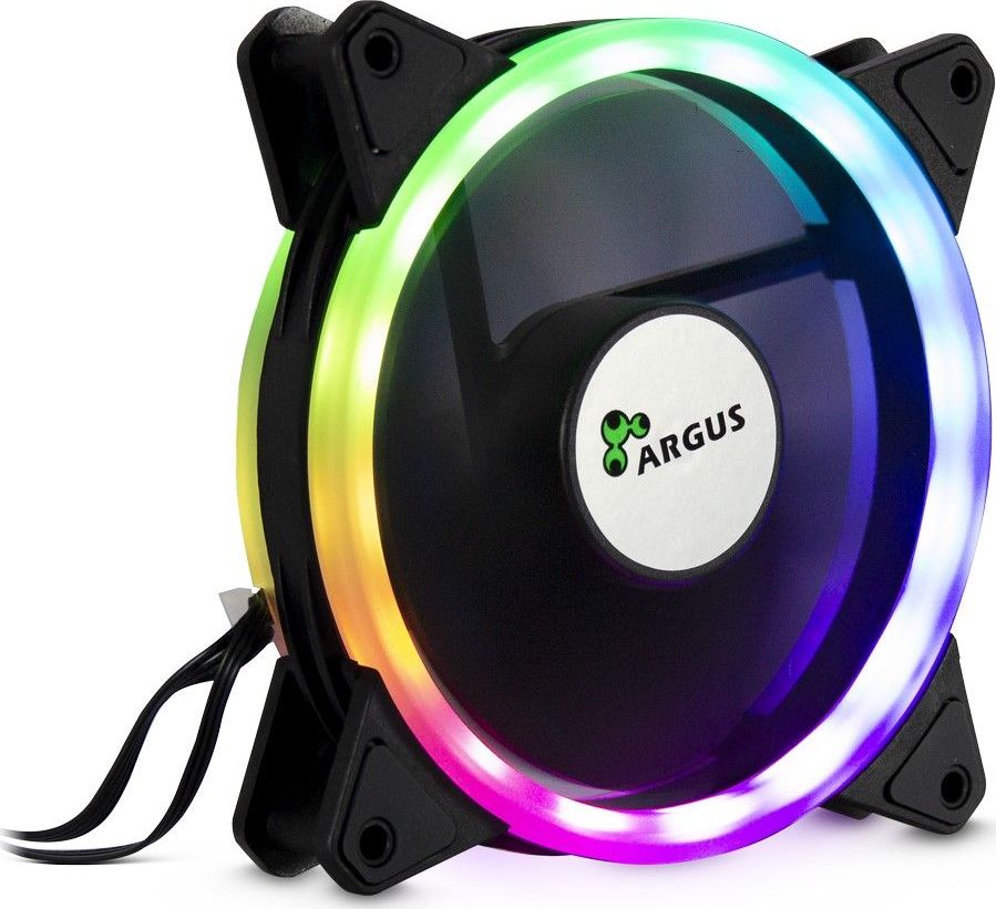 Inter-Tech Argus RS-041 RGB 120x120x25, case fan (black) ventilators