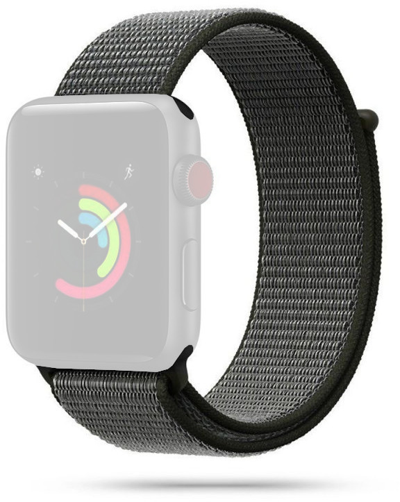 Tech-Protect watch strap Nylon Apple Watch 42/44mm, dark olive 5906735412789 Viedais pulkstenis, smartwatch