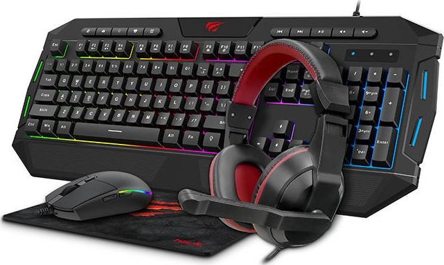 Havit KB501CM + Headphones + Pad (KB501CM Gaming Combo) klaviatūra