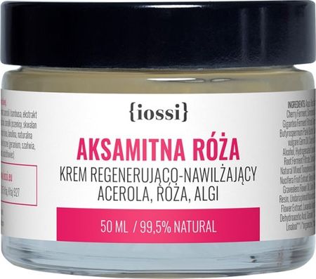 Iossi Krem do twarzy Aksamitna Roza acerola/roza/algi regenerujaco-nawilzajacy 50ml 5907222501016 (5907222501016) kosmētika ķermenim