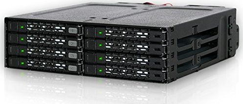 Backplane IcyDock 8x6,3cm SATAI-III/SAS in 1x5,25