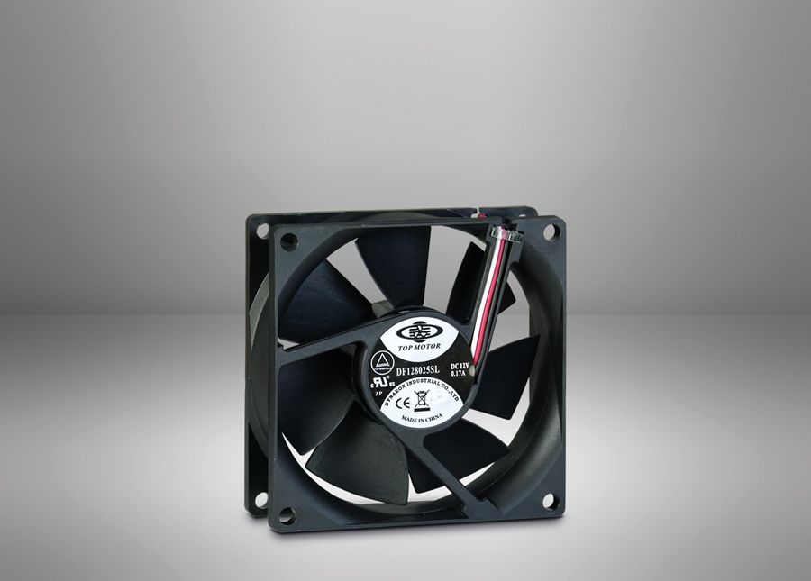 Inter-Tech Fan 80mm Bulk 80x80x25mm - 3 pin ventilators