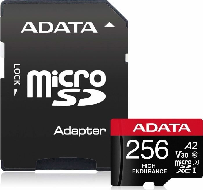 ADATA microSD 256GB High End UHS-I U3  + Adapter atmiņas karte