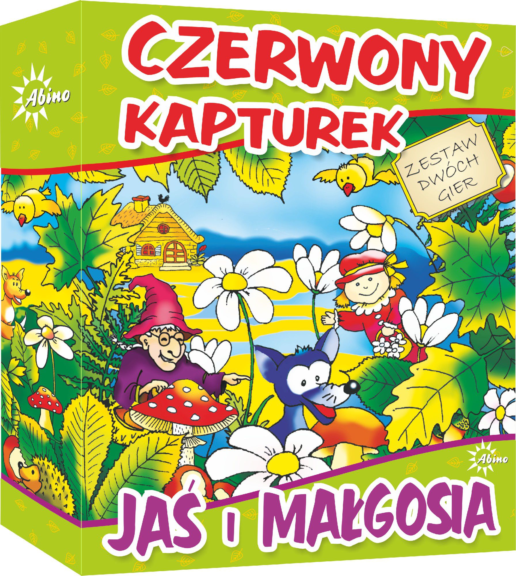 Abino Gra planszowa Czerwony kapturek, Jas i Malgosia 5907438272915 (5907438272915) galda spēle