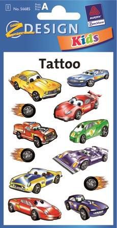 Avery Zweckform Tatuaze - Samochody (106472) 106472 (4004182566855)