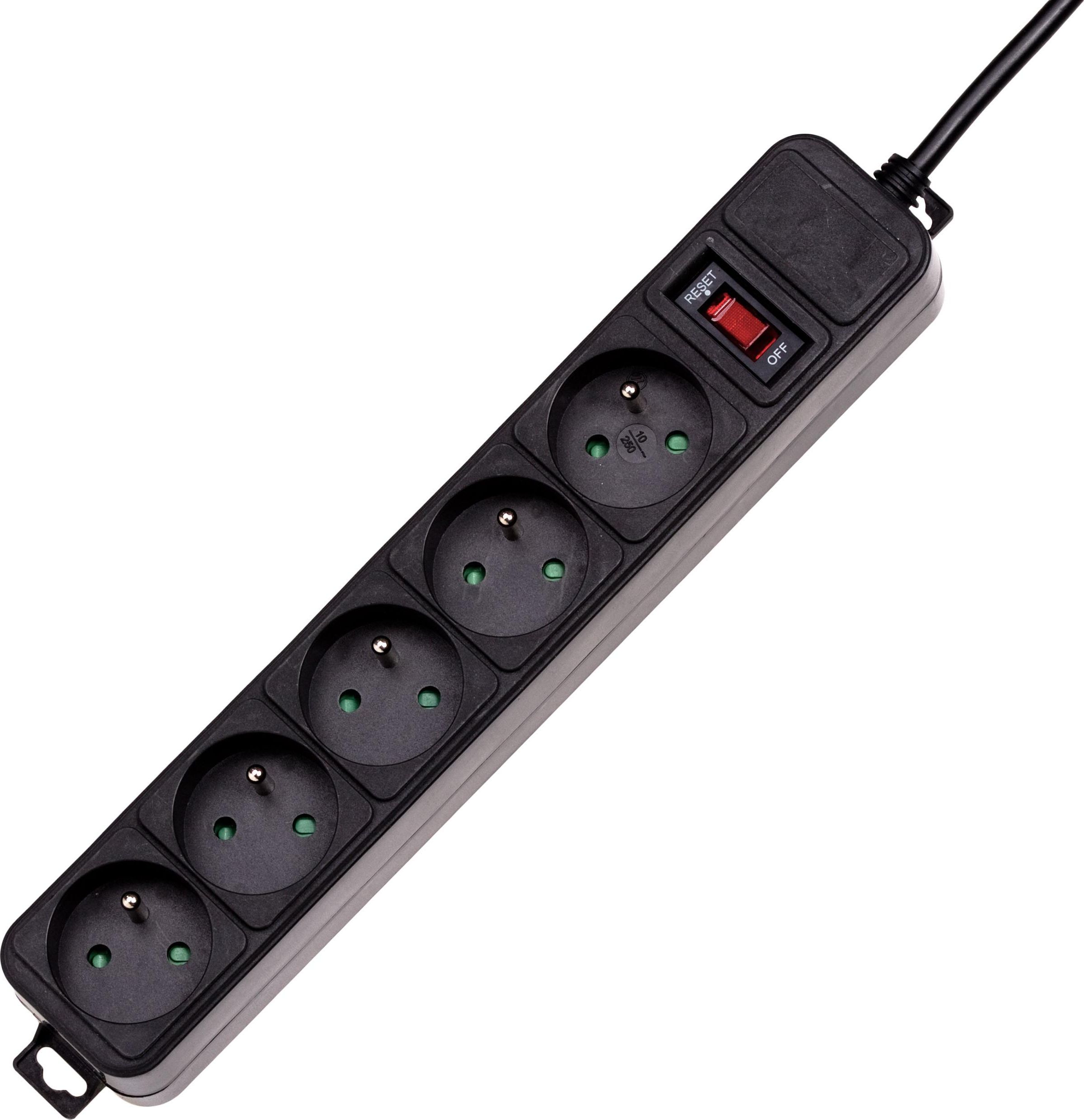 Akyga Surge protector AK-SP-05B 3m 5 outlets CEE7/5 +switch elektrības pagarinātājs