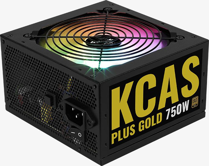 AEROCOOL PGS KCAS PLUS 750W RGB 80+ Gold Barošanas bloks, PSU