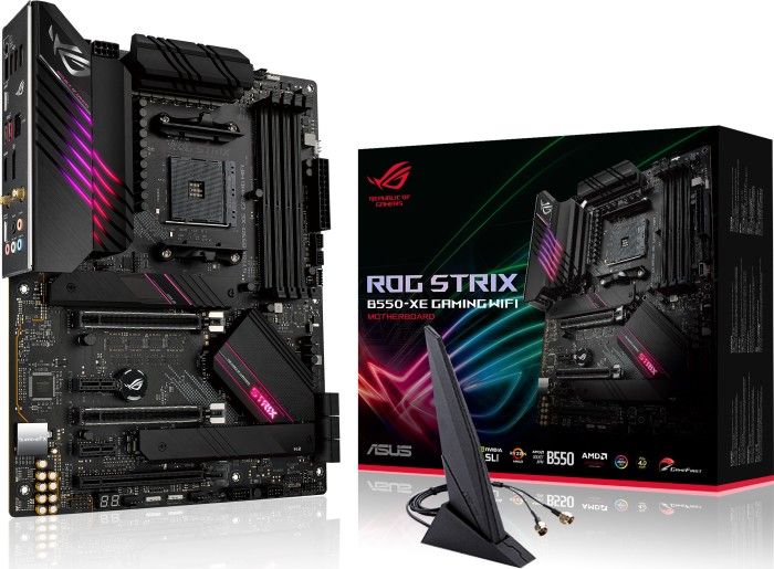 ASUS ROG STRIX B550-XE GAMING(WI-FI) pamatplate, mātesplate