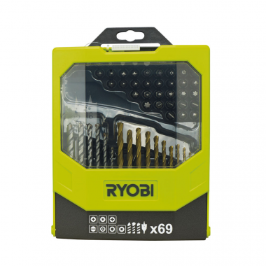 Ryobi RAK69MIX Drilling/Driving Bit Set (69 pcs)