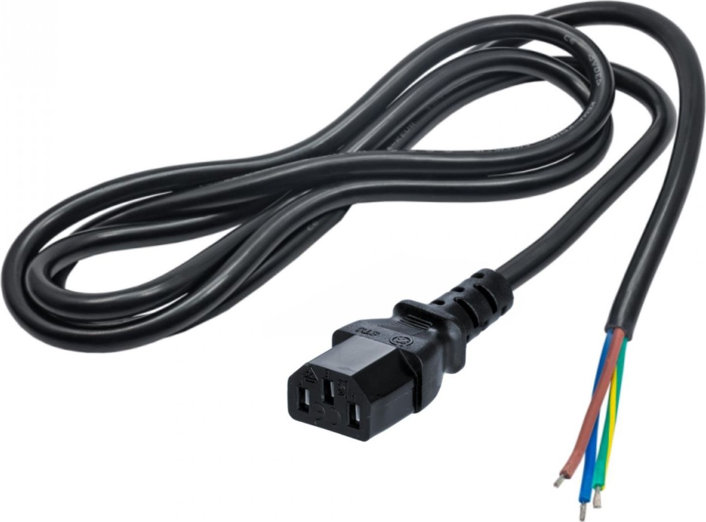 Akyga AK-OT-02A power cable Black 1.5 m IEC C13 kabelis datoram