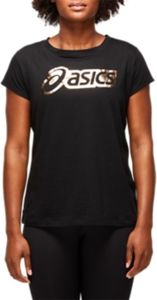 Asics Koszulka damska Logo Graphic tee performance black r. S 2032B406-001S (8719021786658)